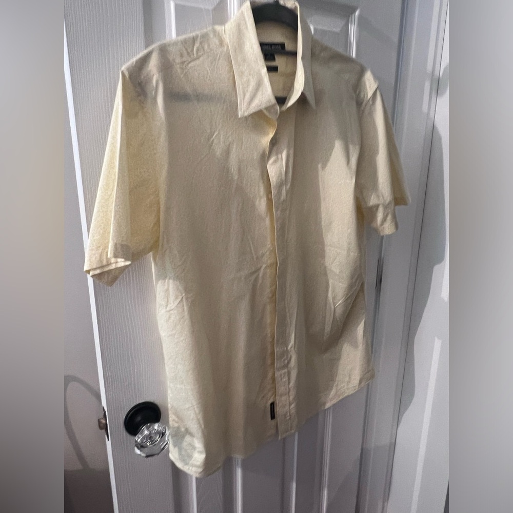 Michael Kors- Men’s Medium Yellow Slim Fit Shirt